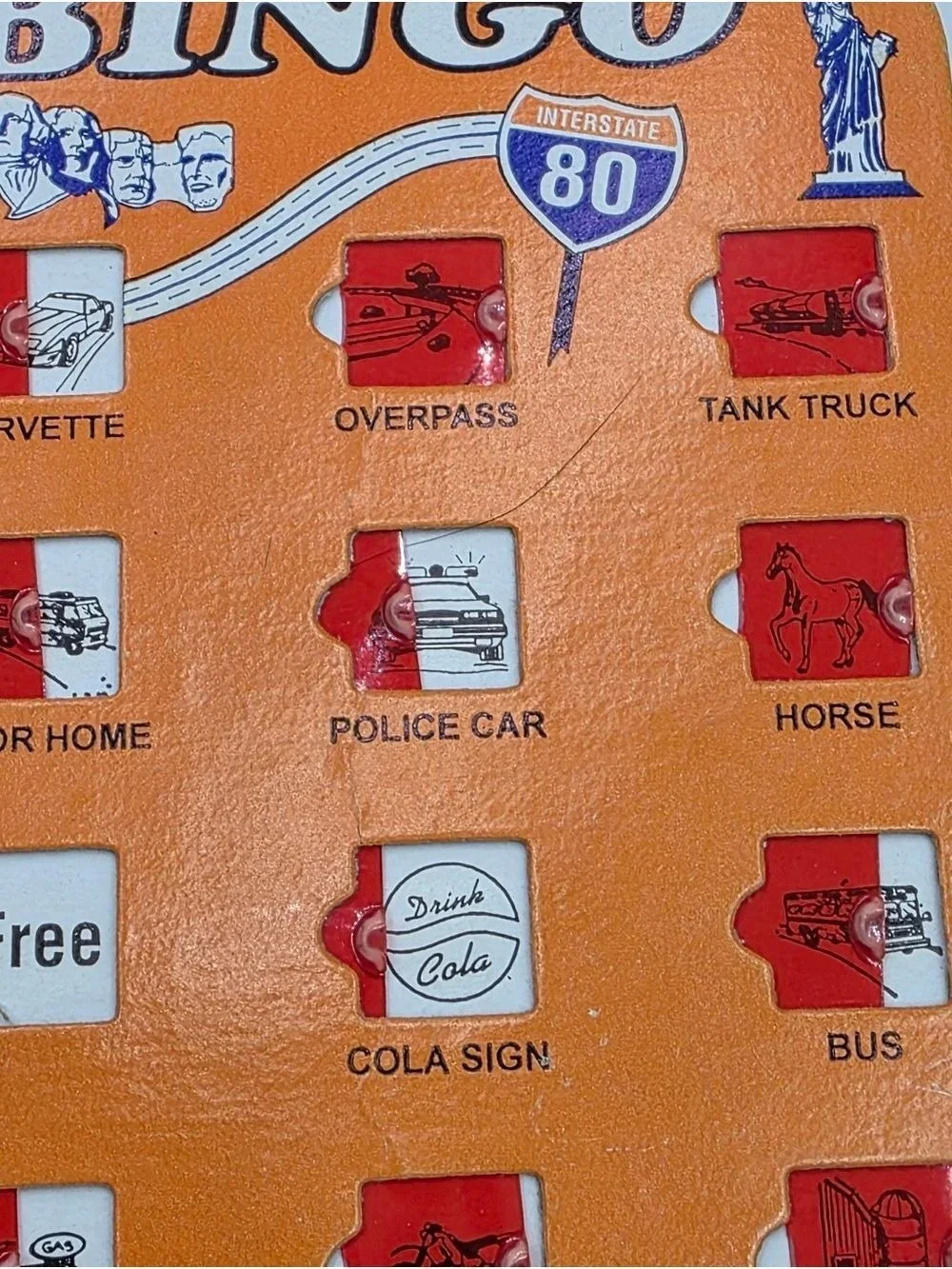 Vintage 1997 Interstate Highway Bingo Travel Game by Regal Games Set Of 3